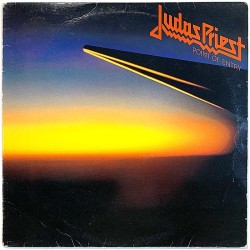 Judas Priest: Point of entry  kansi VG levy EX- Käytetty LP