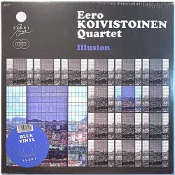 Eero Koivistoinen Quartet: Illusion, blue vinyl  kansi  levy  uusi LP