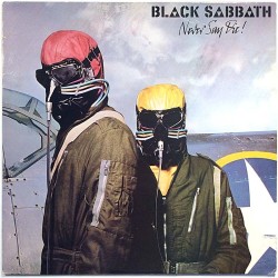 Black Sabbath: Never Say Die!  kansi VG+ levy EX Käytetty LP
