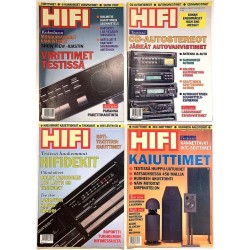 Hifi-lehtiä : 1994 8 lehteä numerot 1-8, 11-12 - begagnade magazine