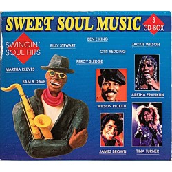 Percy Sledge, Otis Redding, Wilson Pickett ym. 1994 KBOX 323 Sweet Soul Music 3CD Used CD