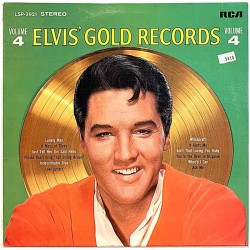 Elvis: Elvis’ gold records volume 4  kansi EX levy EX Käytetty LP