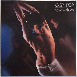 Iggy Pop: New Values  kansi EX levy EX Käytetty LP