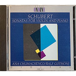 Schubert - Ana Chumachenco: Sonatas for violin and piano  kansi EX levy EX Käytetty CD