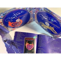Santana: Supernatural 2CD  kansi EX levy EX Käytetty CD