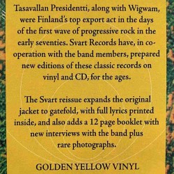 Tasavallan Presidentti : Milky Way Moses, golden yellow vinyl - uusi LP
