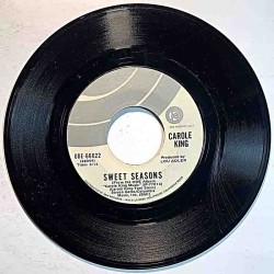 King Carole: Sweet seasons / Pocket money  kansi Ei kuvakantta levy VG+ käytetty vinyylisingle