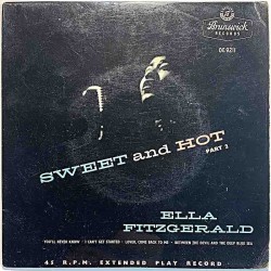 Fitzgerald Ella: Sweet and Hot part 2 EP  kansi VG- levy VG- käytetty vinyylisingle PS