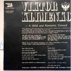 Klimenko Viktor: A Wild And Romantic Cossack  kansi VG+ levy VG+ käytetty vinyylisingle PS