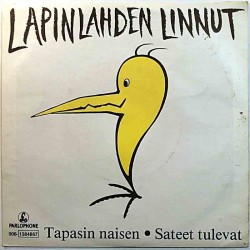 Lapinlahden Linnut: Tapasin naisen / Sateet tulevat  kansi VG levy VG- käytetty vinyylisingle