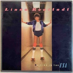 Ronstadt Linda: Living in the USA  kansi VG levy EX Käytetty LP