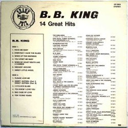 King B.B. 1969 GP-9954 14 Great R&B Hits Begagnat LP