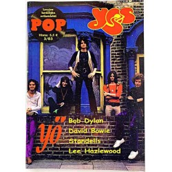 POP-lehti 2003 3 Bob Dylan, Yö, Yes, David Bowie, Lee Hazlewood begagnade magazine