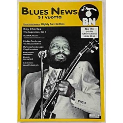 Blues News 1999 N:o 176 Eddie Cochran, Ray Charles, susirajalla begagnade magazine