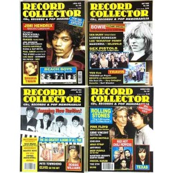 Record Collector vuosikerta 2000 2000 No. 245, 247-253, 255 9 numeroa, puuttuu helmi- loka- ja joulukuu begagnade magazine