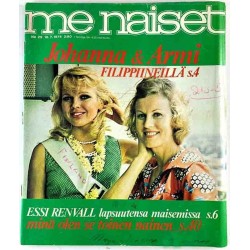 Me Naiset 1974 No 29 19.7.1974 Johanna ja Armi Filippiineillä used magazine