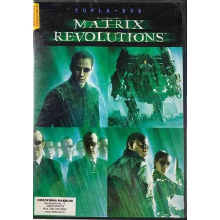 DVD - Elokuva 2003  Matrix Revolutions 2DVD Used DVD