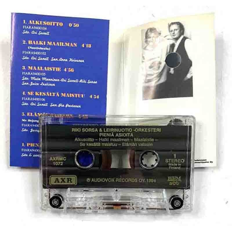 Sorsa Riki 1994 AXRMC 1072 Pieniä asioita c music cassette
