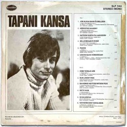 Kansa Tapani: Tapani Kansa -70  kansi G+ levy EX Käytetty LP