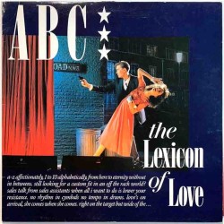 ABC: Lexicon of love  kansi EX- levy EX Käytetty LP