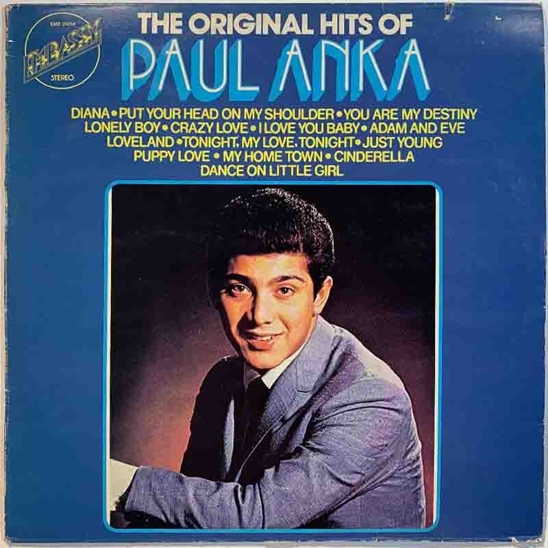 Anka Paul 1974 EMB 31054 The original hits of Used LP
