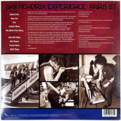 Hendrix Jimi : Jimi Hendrix Experience Paris 67 - uusi LP