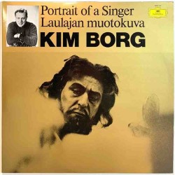 Borg Kim: Laulajan muotokuva 2LP  kansi EX levy EX- Käytetty LP