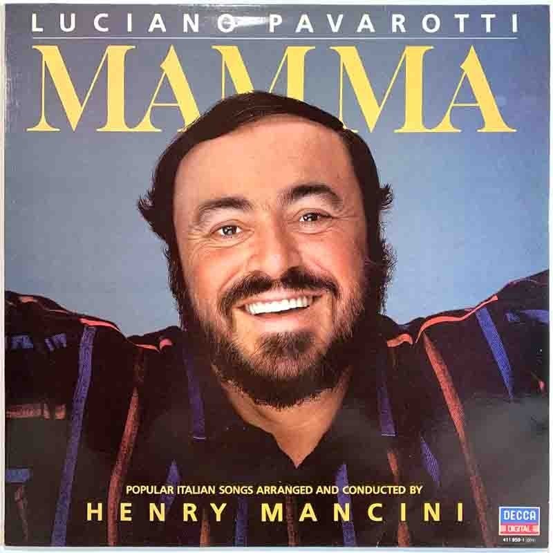 Henry Mancini - Luciano Pavarotti: Mamma  kansi EX levy EX Käytetty LP