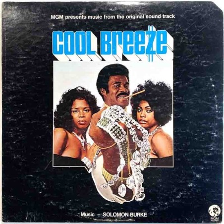 MGM sound track music: Solomon Burke  1972 1SE-35ST Cool Breeze Begagnat LP