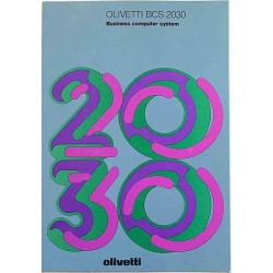 Olivetti BCS 2030 1979 3903109 M (SF) Business computer system Printed matter
