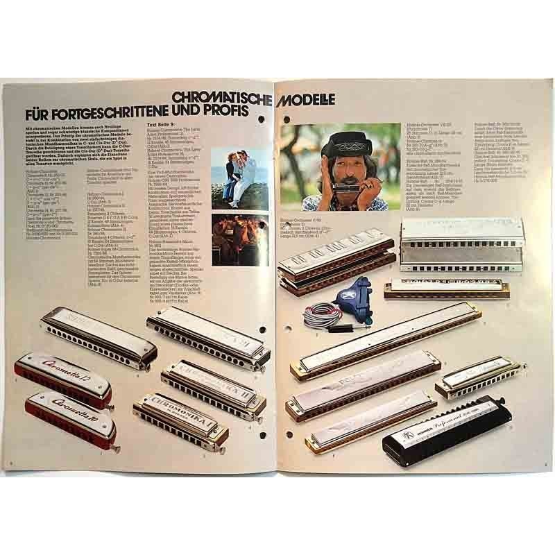 Hohner mundharmonikas & melodicas 1980 M200 2/80 In aller Welt ein Begriff Printed matter