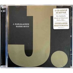 Karjalainen J.: Kaikki hitit 2CD  kansi EX levy EX Käytetty CD