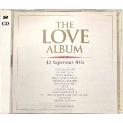 Aerosmith, Sade, Springsteen ym. 1997 COL 489327 2 The Love Album 32 superstar hits 2CD Used CD