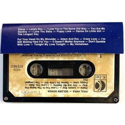 Anka Paul: Golden Songs kansipaperi VG , musiikkikasetin kunto VG+ käytetty kasetti