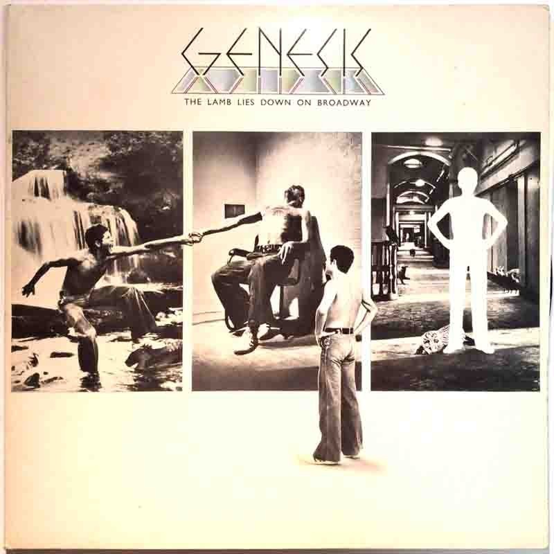 Genesis: The Lamb Lies Down On Broadway 2LP  kansi EX- levy EX Käytetty LP