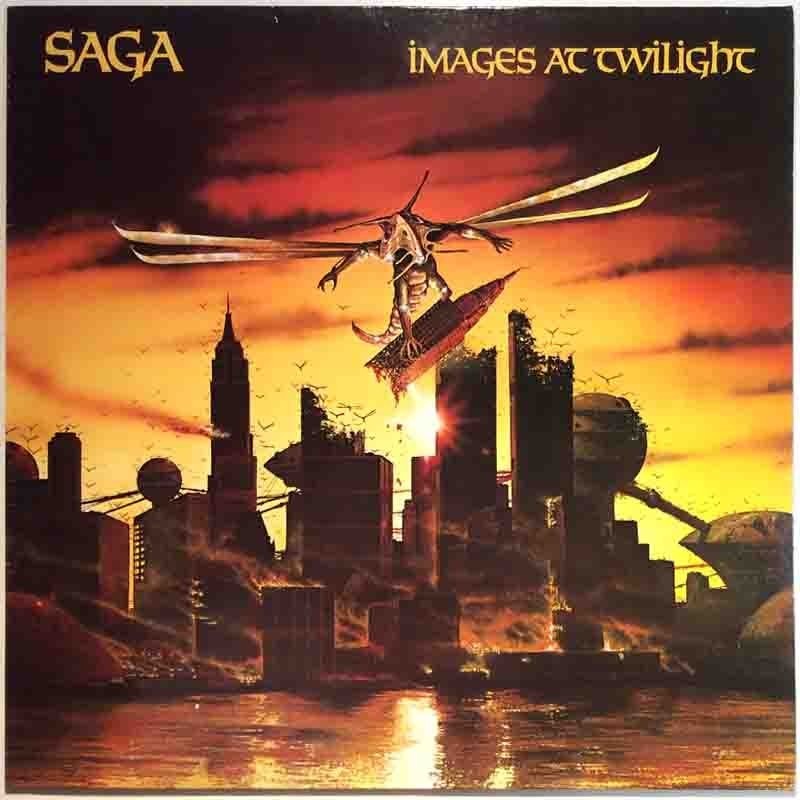 Saga 1987 208 158 Images At Twilight Used LP