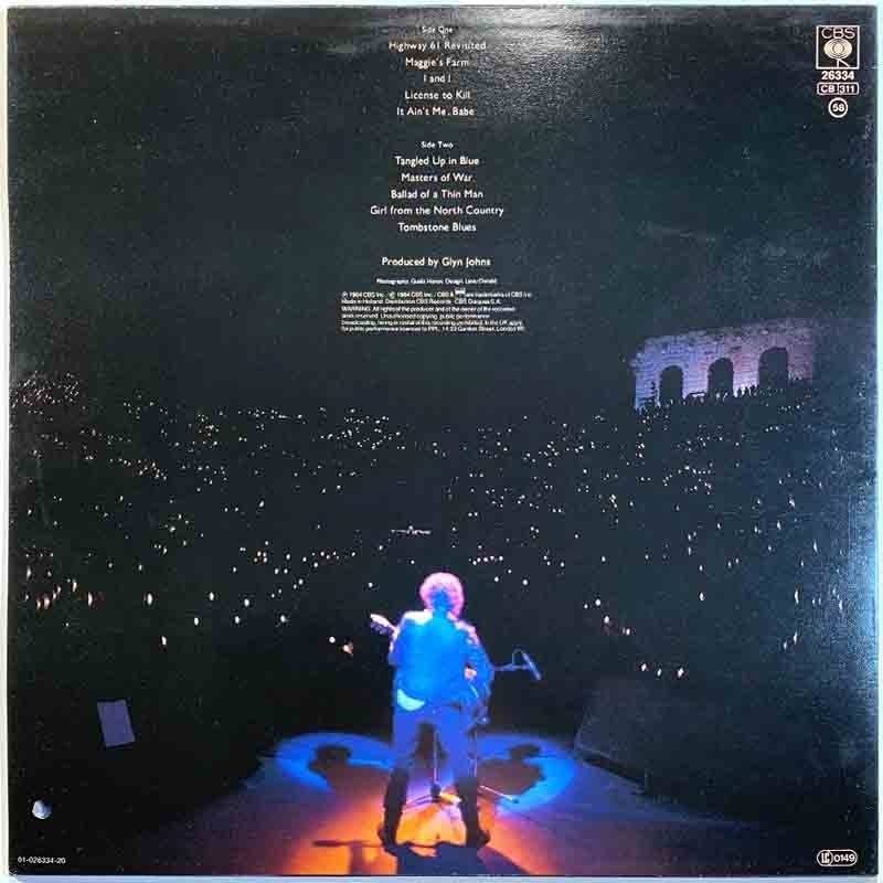 Dylan Bob 1984 26334 Real Live Used LP