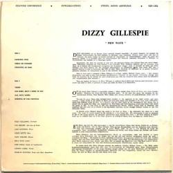 Gillespie Dizzy 1963 SJS 1322 New Wave Used LP