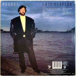 Clapton Eric: August  kansi G- levy EX Käytetty LP