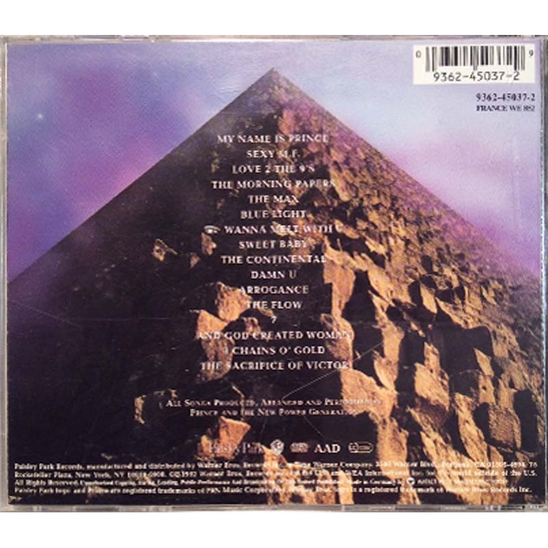 Prince 1992 9362-45037-2 Love Symbol Used CD