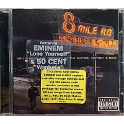 Soundtrack Eminem, 50 Cent, Nas ym.: 8 Mile  kansi EX levy EX Käytetty CD