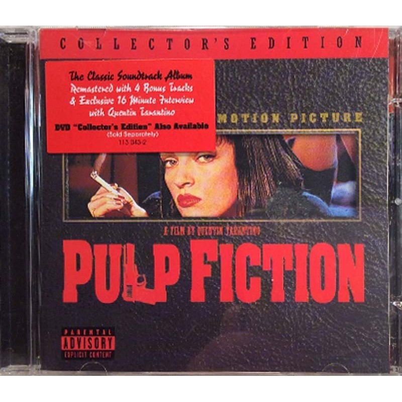 Soundtrack: Pulp Fiction + bonus tracks  kansi EX levy EX Käytetty CD