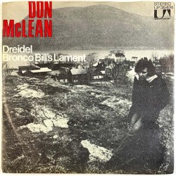 McLean Don: Dreidel / Bronco Bill’s Lament  kansi VG+ levy EX käytetty vinyylisingle PS