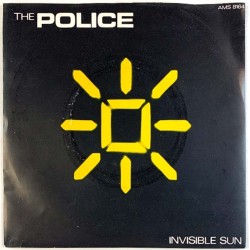 Police: Invisible sun / Shamelle  kansi VG+ levy EX käytetty vinyylisingle PS