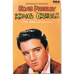Elvis: King Creole kansipaperi EX , musiikkikasetin kunto EX Kasetti