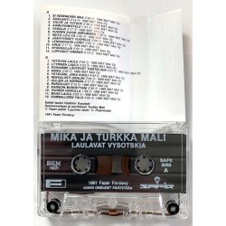 Mali Mika ja Turkka 1991 SAFK 2063 Laulavat Vysotskia Cassette