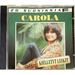 Carola: 20 Suosikkia - Kielletyt leikit  kansi EX levy VG Käytetty CD