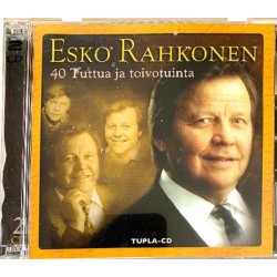 Rahkonen Esko: 40 tuttua ja toivotuinta 2CD  kansi EX levy EX Käytetty CD