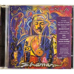 Santana: Shaman  kansi EX levy EX Käytetty CD