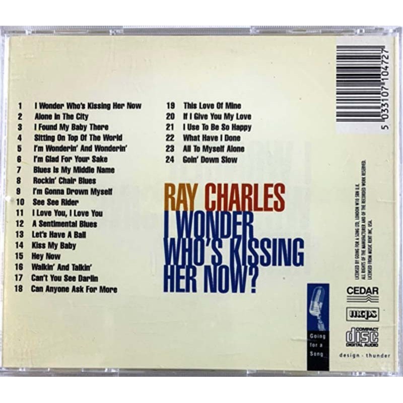 Charles Ray: I wonder who’s kissing hew now?  kansi EX levy EX Käytetty CD